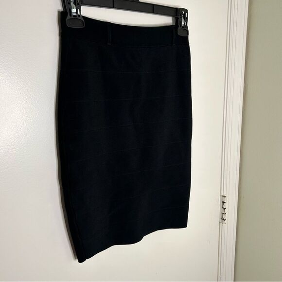 Guess | black bandage bodycon pencil skirt with slit | small - Picture 5 of 5